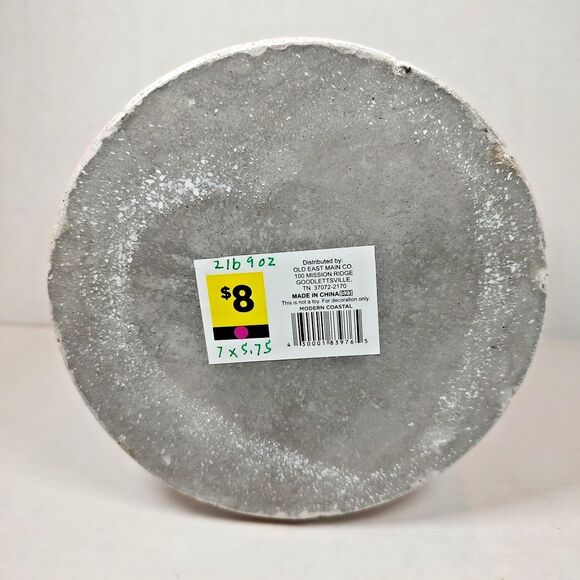 Modern Coastal Geometric Tribal Pattern Planter Pot w/ Faux Succulent Mix Peach - Picture 13 of 15